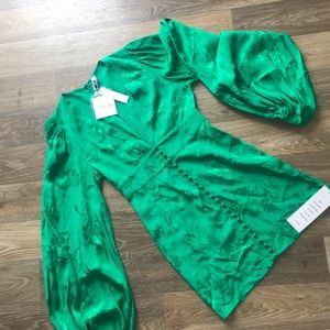 Rat & Boa Green Dress New